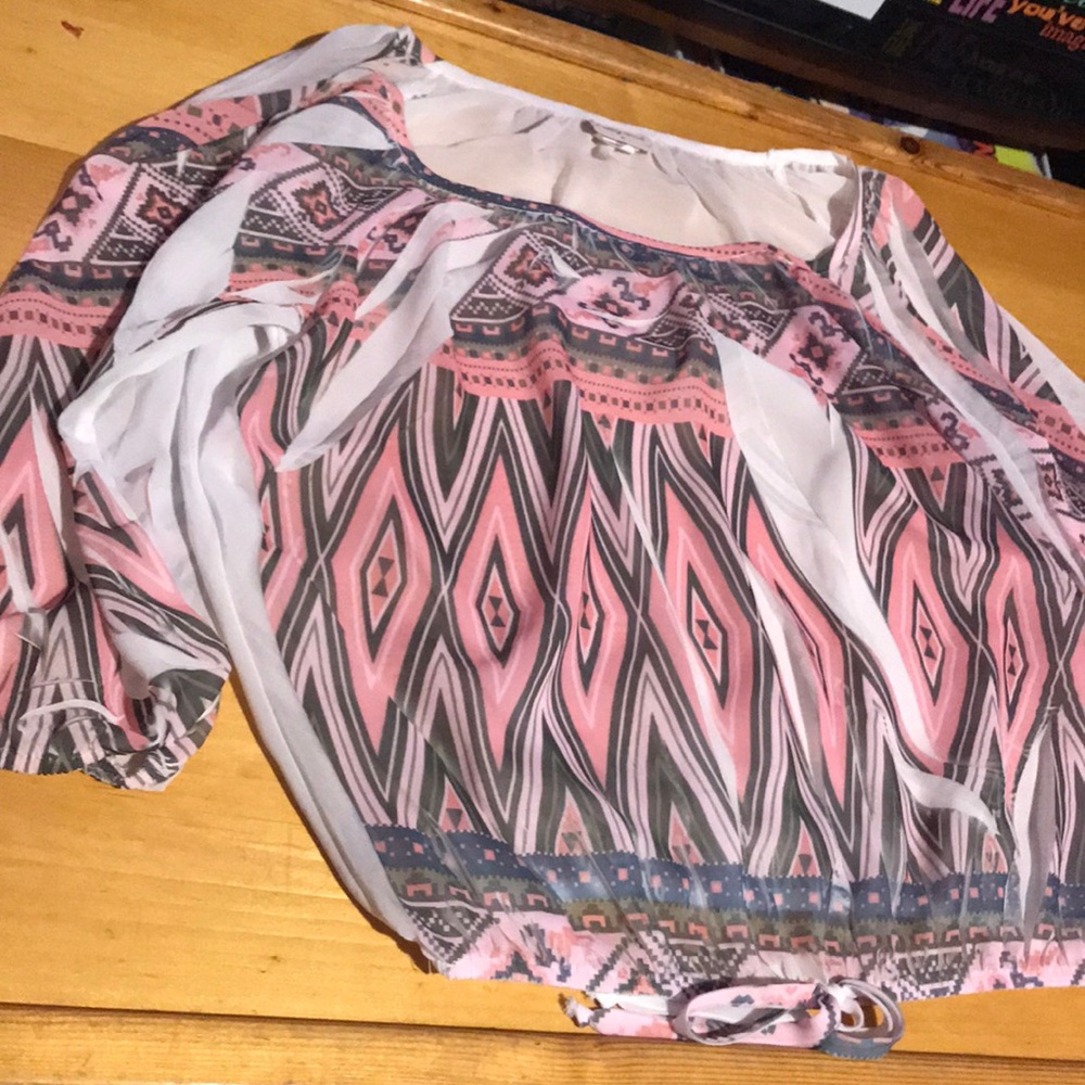See threw blouse